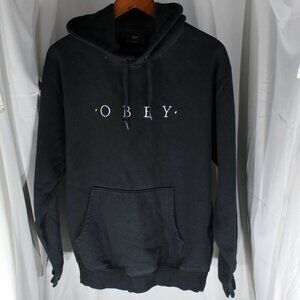 Obey Nouvelle II Long Sleeve Hoodie in Black - Men’s Large